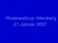 Rennrodel-Weltcup der Herren in Altenberg am 21.1.2007