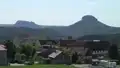 Sächsische Schweiz Panorama vom Rathmannsdorfer Turm: Lilienstein, Königstein, Pfaffenstein