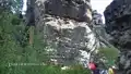 Aufstieg zum Prebischtor in Hrensko - Böhmische Schweiz