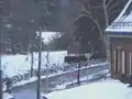 Holzhau - Durchfahrt der Eisenbahn am 22.11.1991