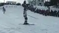 Der Bob Jamaika 1 beim Skifasching Holzhau