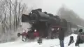 Dampflok 52 80 79-7 beim Rangieren in Holzhau