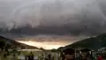 Interessante Wolkenformationen in Bad Schandau