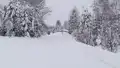 Die Freiberger Eisenbahn bei der Einfahrt in Holzhau - Dezember 2012