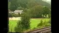 Hochwasser 2002 in Holzhau: Muldentalstraße, Alte Möbelfabrik, Freiberger Mulde