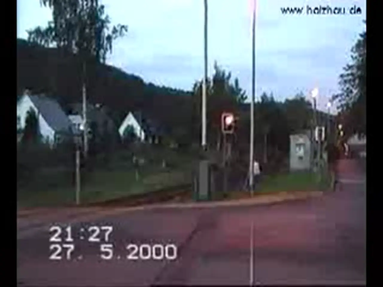 Foto: Einstellung der Eisenbahn Freiberg-Holzhau am 27.5.2000