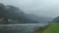 Zeitraffer vom Sonnenaufgang in Krippen - Sächsische Schweiz im Herbst