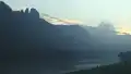 Sonnenaufgang an der Ziegelscheune Krippen - Zeitraffer