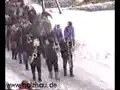 Umzug zum Skifasching 1996 in Holzhau